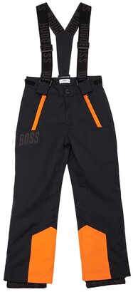 HUGO BOSS Logo Print Nylon Puffer Ski Pants - ShopStyle