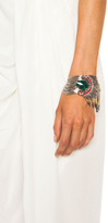 Thumbnail for your product : Iosselliani Bracelet in Silver & Green