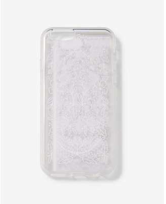 Express Rifle Paper Co. Clear Floral Lace Iphone 6/6S Case