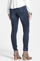 Thumbnail for your product : Vigoss 'New York' Flap Pocket Skinny Jeans (Ink)