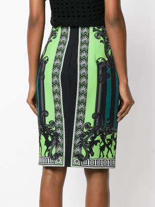 Versace embroidered skirt