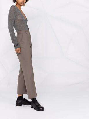 Semi-Couture Button-Down Cardigan