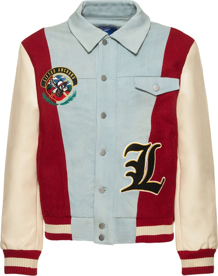 LIFTED ANCHORS Claridge letterman varsity jacket ShopStyle Outerwear