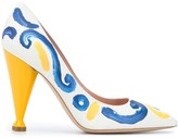 Thumbnail for your product : Moschino Painted 110mm Pumps