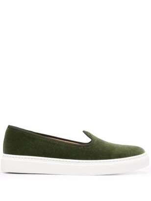 Velvet Slip On Sneakers | Shop the world's largest collection of fashion |  ShopStyle