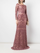 Thumbnail for your product : Tadashi Shoji Eve sequin embroidered gown