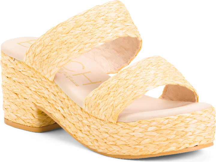 BEACH BY MATISSE Raffia Platform Wedges ShopStyle