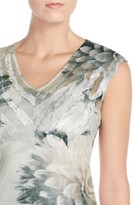 Thumbnail for your product : Komarov Petite Women's Floral Print Chiffon A-Line Dress