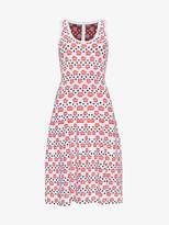 Thumbnail for your product : Alaia Floral And Dot Midi Dress