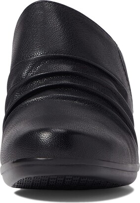 Clarks Emily Charm (Black Leather) Women's Clog/Mule Shoes