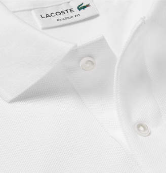 Lacoste Cotton-pique Polo Shirt - White