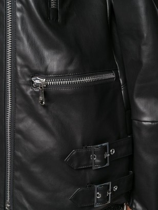 Patrizia Pepe Zip-Up Faux-Leather Jacket