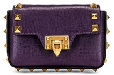 Thumbnail for your product : Valentino Garavani Mini Rockstud Alcove Pouch in Purple