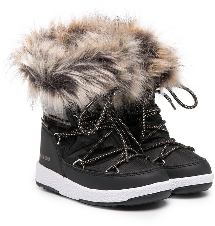 Snow Boots in Black - Moon Boot Kids