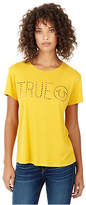 Thumbnail for your product : True Religion Womens Perforated Logo Tee
