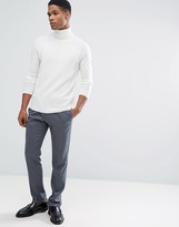 Thumbnail for your product : Reiss Cable Textured Knit Roll Neck In Wool