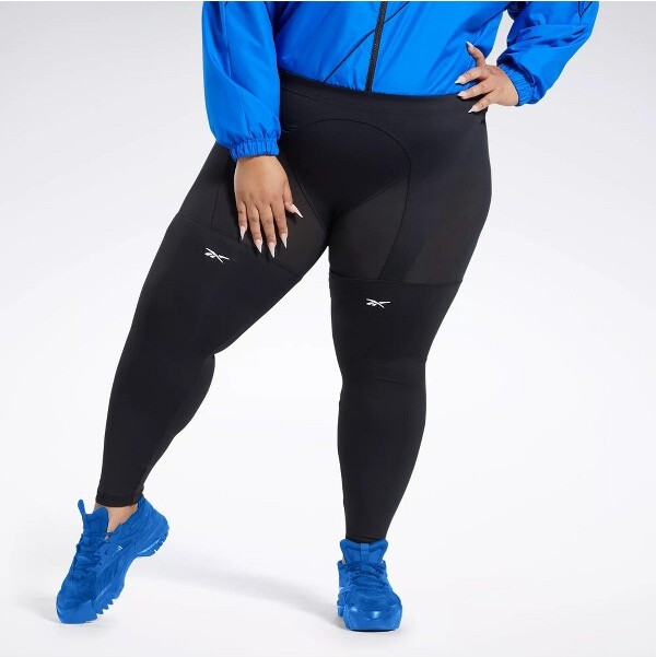 Reebok Cardi B Hype Garter Tights (Plus Size) Womens Athletic