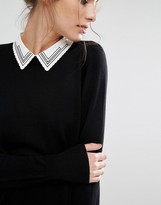 Thumbnail for your product : Oasis Embroidered Collar Swing Dress