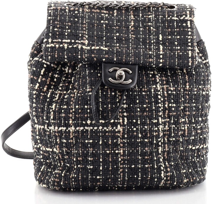 Chanel Urban Backpack Quilted Tweed Large - ShopStyle