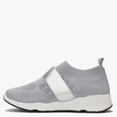 Thumbnail for your product : Moda In Pelle Breanie Grey Knitted Metallic Trainers