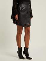 Thumbnail for your product : Self-Portrait Wrap Mini Skirt - Womens - Black