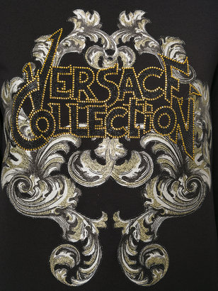 Versace oversized embellished sweatshirt