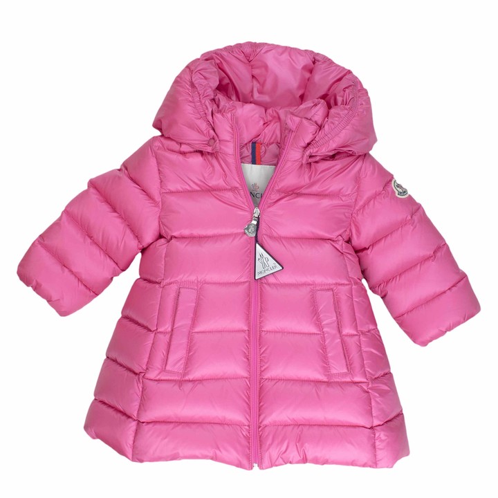 moncler pink baby coat