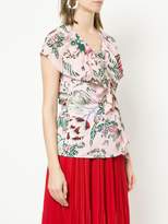 Thumbnail for your product : Tory Burch floral wrap blouse