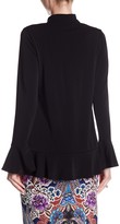 Thumbnail for your product : ECI Keyhole Flounce Blouse