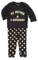 Thumbnail for your product : Eleven Paris Baby's Four-Piece Star Tee, Leggings, Bodysuit and Bib Set