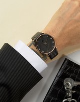 Thumbnail for your product : ASOS Watch With Croc Look Strap