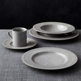 Thumbnail for your product : Crate & Barrel Staccato Grey Dinner Plate