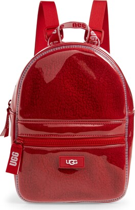 mini backpack red