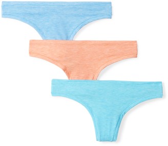 Mae Amazon Brand Women's Airy Thong 3-Pack