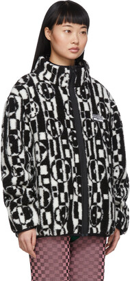 Ashley Williams Black & White Fleece Juju Jacket