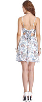 Thumbnail for your product : Romwe Benthos Print Cut-out White Camisole Dress
