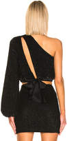 Thumbnail for your product : retrofete Kathleen Top in Black | FWRD