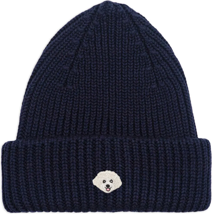 PELO FOUNDATION Dog-Appliqué Beanie