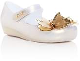 Thumbnail for your product : Mini Melissa Girls' Ultragirl Special II Embellished Mary-Jane Flats - Walker, Toddler
