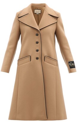 Gucci Single-breasted Wool-blend Coat - Camel