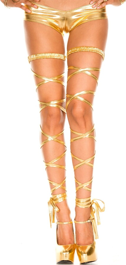 Music Legs Metallic Leg Wrap 34002-GOLD
