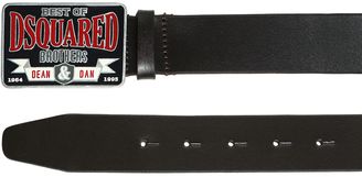 DSQUARED2 Leather Logo Belt