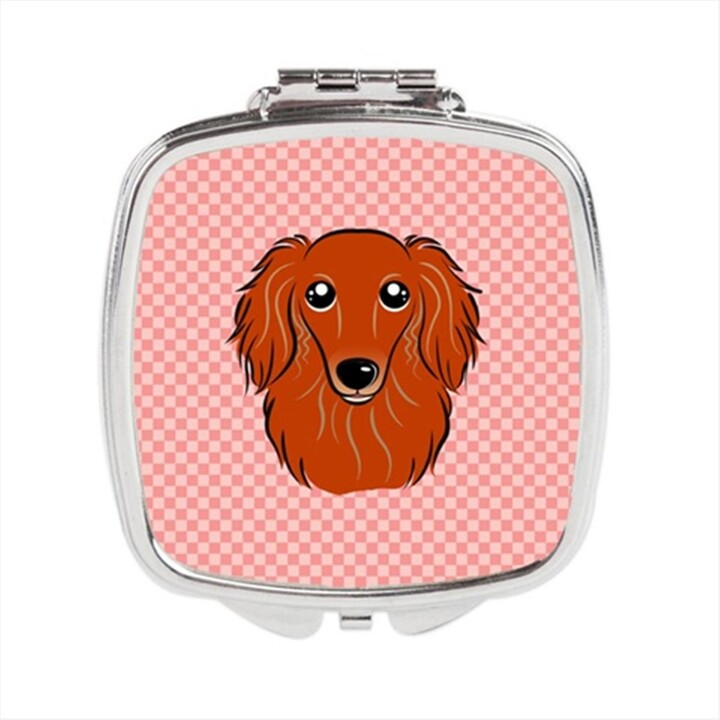 Kate Spade Festive Pink Claude Dachshund Dog Keychain Fob Bag