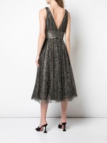 Thumbnail for your product : Marchesa Notte sequinned V-neck gown