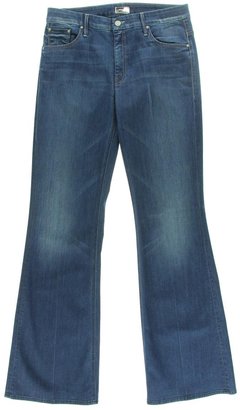 MOTHER JEANS Womens The Mellow Drama Wash Mid-Rise Flare Jeans Denim