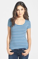 Thumbnail for your product : Caslon Short Sleeve Scoop Neck Tee (Regular & Petite)