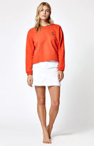 Thumbnail for your product : Calvin Klein White A-Line Denim Mini Skirt