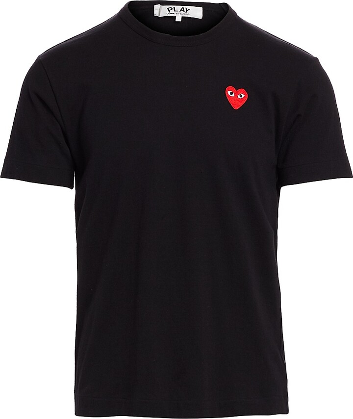Comme des Garçons PLAY Men's Heart Tee - Black - Size XXL