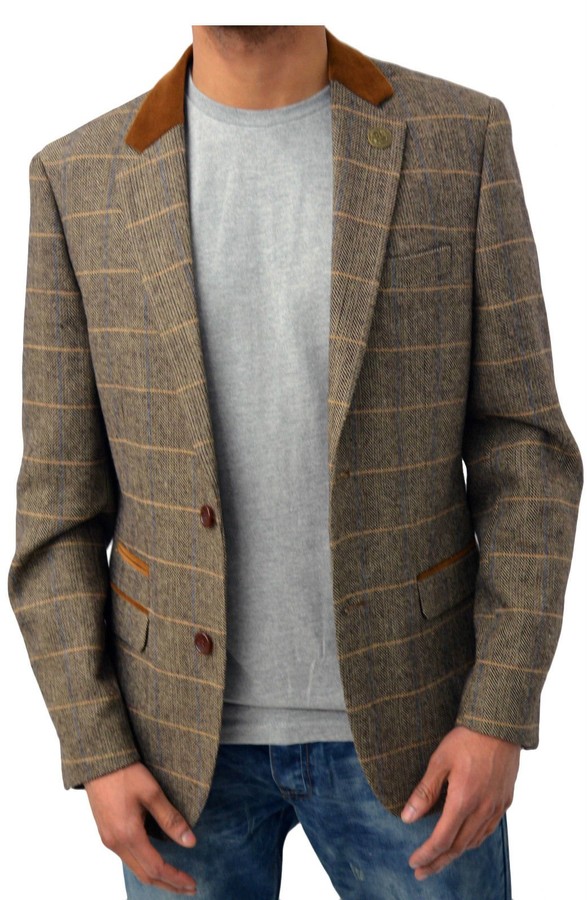 elbow patch jacket mens