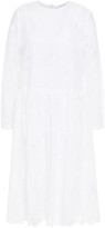 Thumbnail for your product : Samsoe & Samsoe Samse Samse Junia Gathered Broderie Anglaise Cotton Dress